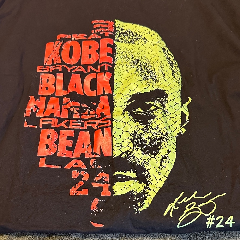 Unk Kobe Graphic Tee - Black and Yellow